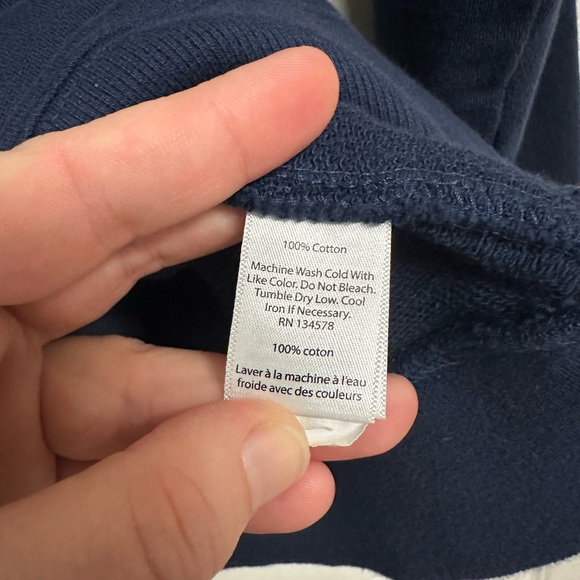 Vineyard Vines Sweater Women’s M Navy Blue 1/4 Zip Pullover Sweatshirt Preppy - Picture 6 of 8